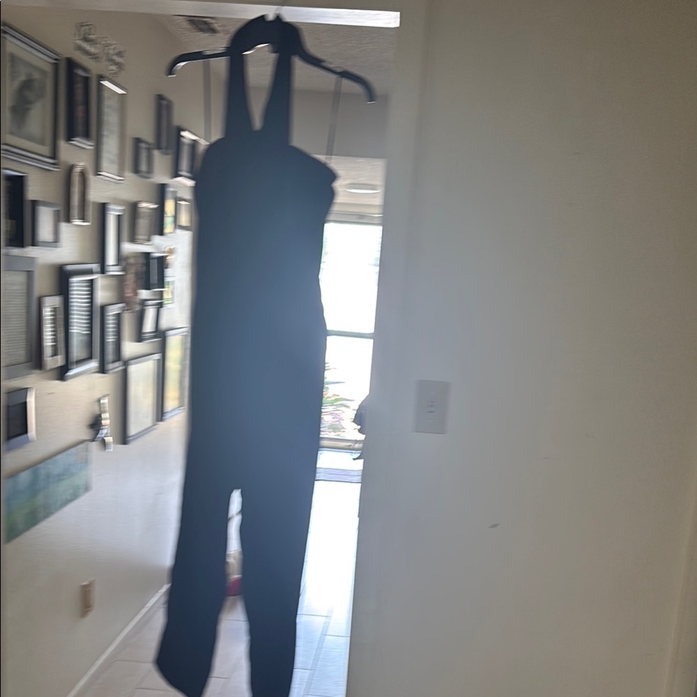 Express Black Jumpsuit Sleek Fitted Design